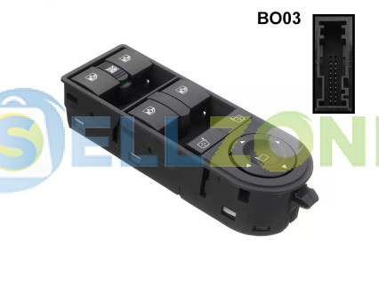 Διακόπτης ηλεκτρικών παραθύρων για Opel Astra H Zafira B - BO03